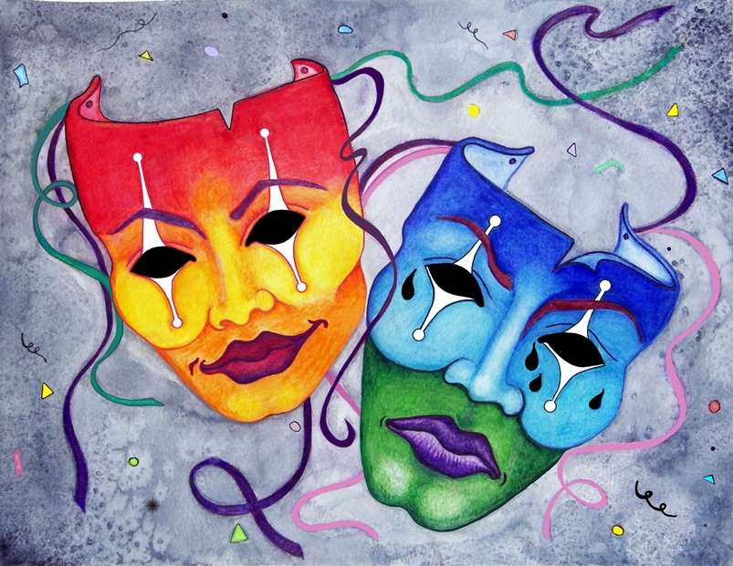 Comedy and Tragedy - Prints and products Available