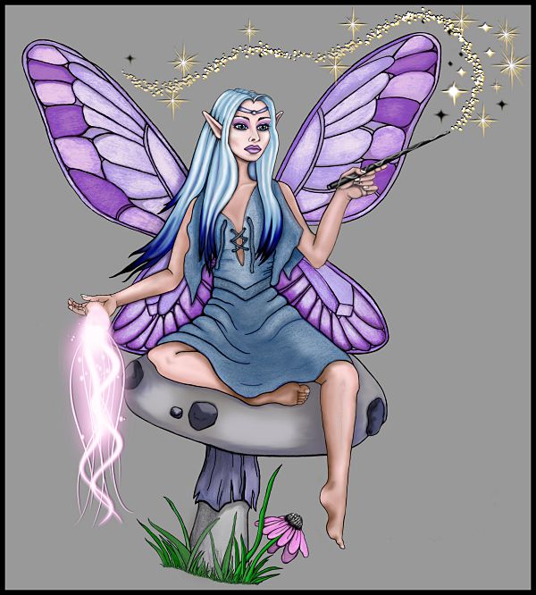 Mushroom Fairy Art - Products Available
